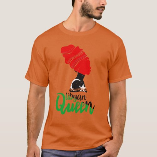 Libyan Libya Flag Afro Roots T_Shirt