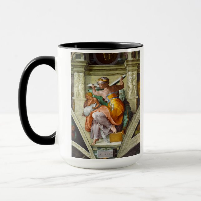 Libyan Sibyl by Michelangelo Mug (Left)
