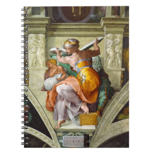 Libyan Sibyl by Michelangelo Notebook