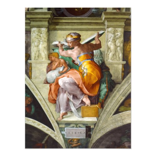 Libyan Sibyl by Michelangelo Photo Print