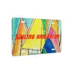 License Plate Art By Sailing Hideaway at Zazzle