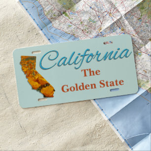 License Plate - CALIFORNIA