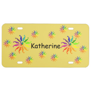 License Plate - Color Wheels