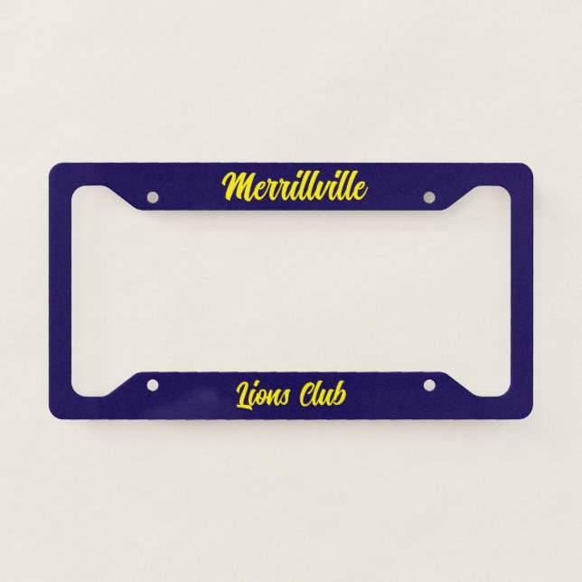 License Plate cover (Front)