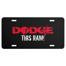 License Plate - Dodge This