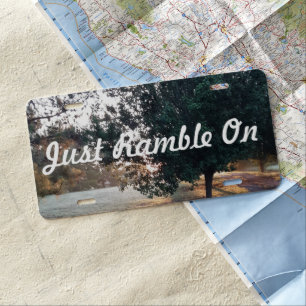 License Plate For Campers