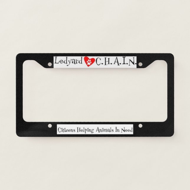 License Plate Frame (Front)