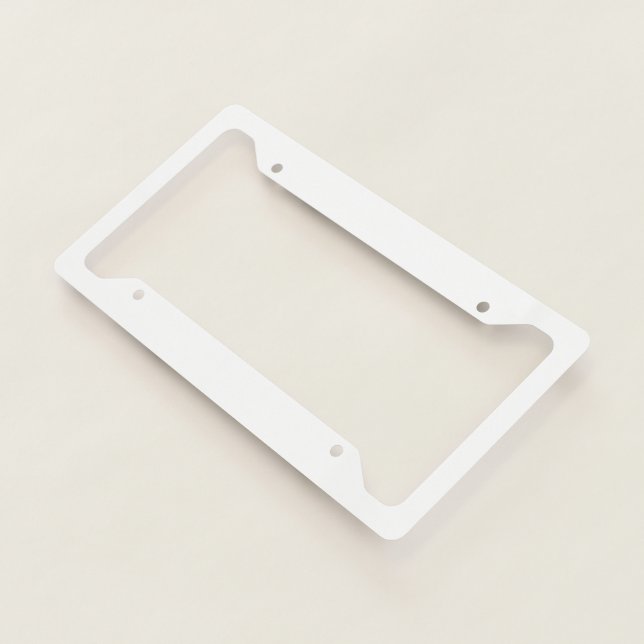 License Plate Frame (3/4)
