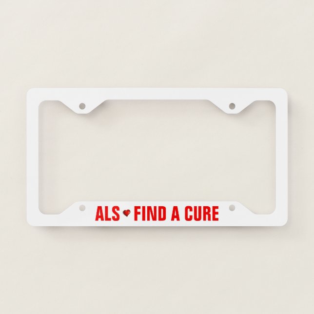License plate frame (Front)