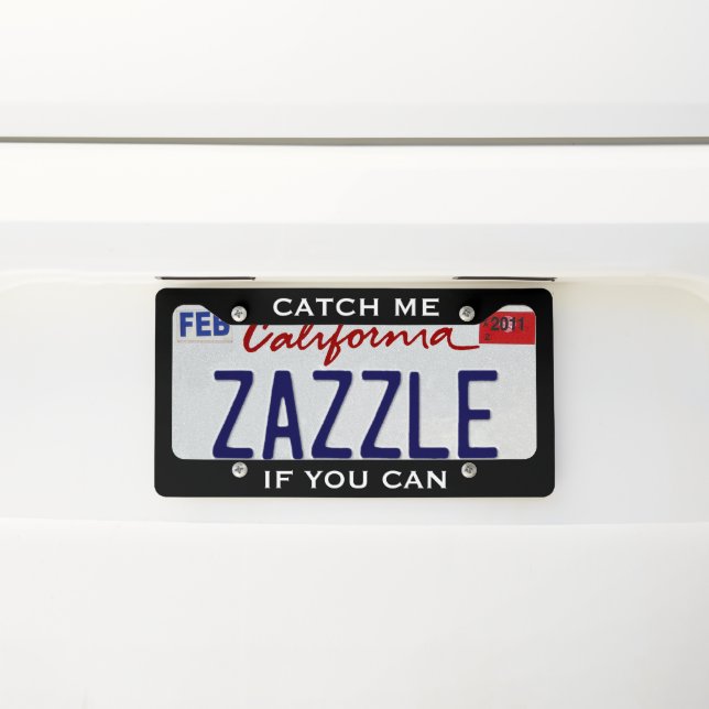 License Plate Frame (On Car)