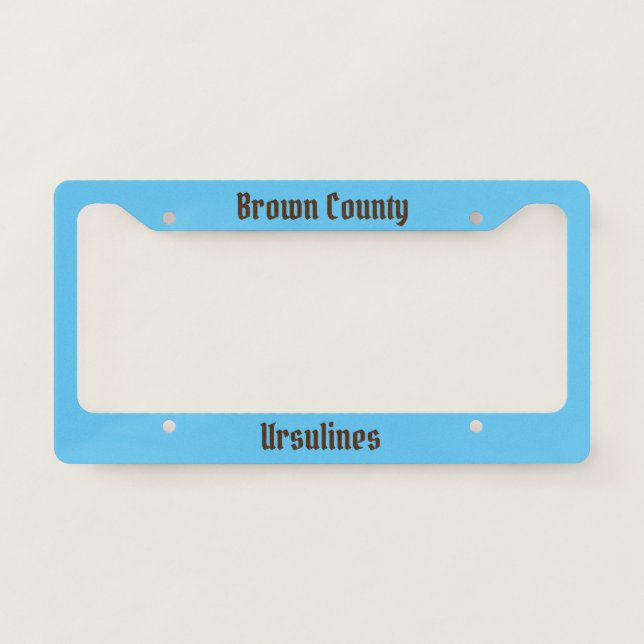 License Plate Frame (Front)
