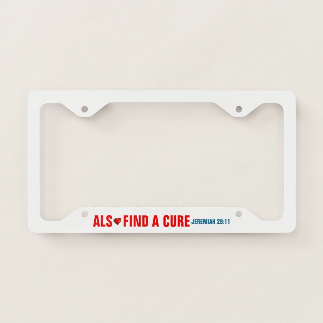 License plate frame (Front)