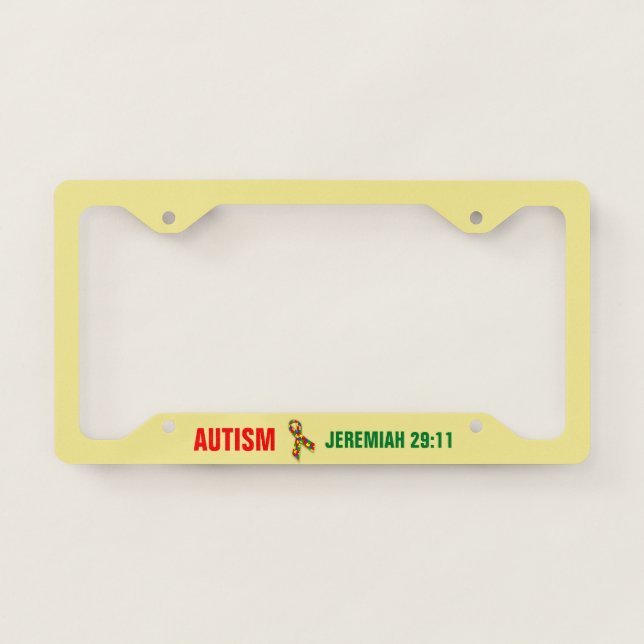 License plate frame (Front)