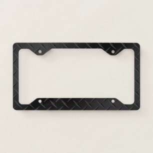License Plate Frame - Diamond Plate