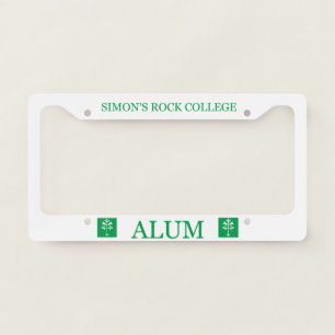 License Plate Frame for SRC Alum in Green