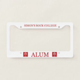 License Plate Frame for SRC Alum in Red