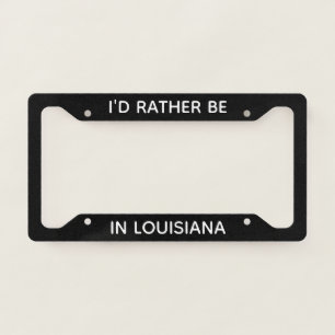 License Plate Frame Louisiana License Plate Frame