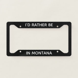License Plate Frame Montana License Plate Frame