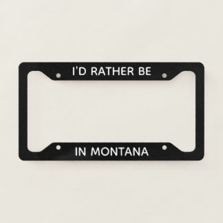 License Plate Frame Montana License Plate Frame