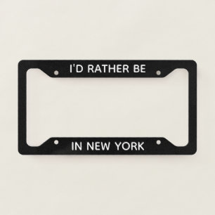 License Plate Frame New York License Plate Frame