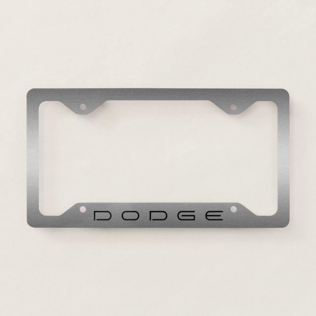 License Plate Frame - Steel (Front)