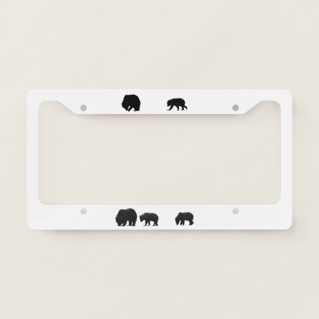 grateful dead dancing bear license plate frame