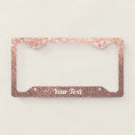 License Plate Frame - Your Text Rose Gold License Plate Frame - Your Text Rose Gold