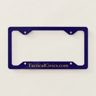 License Plate Holder Frame