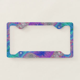 License Plate Holder--Kaleidoscope License Plate Frame