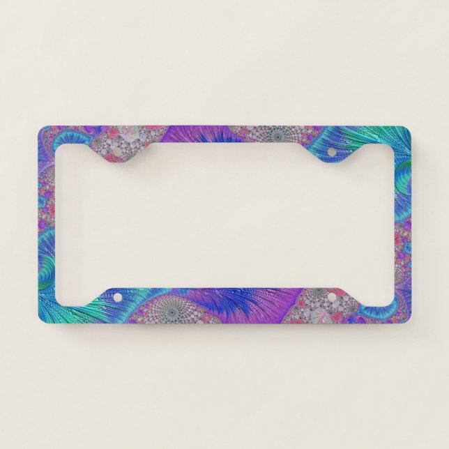 License Plate Holder--Kaleidoscope License Plate Frame (Front)