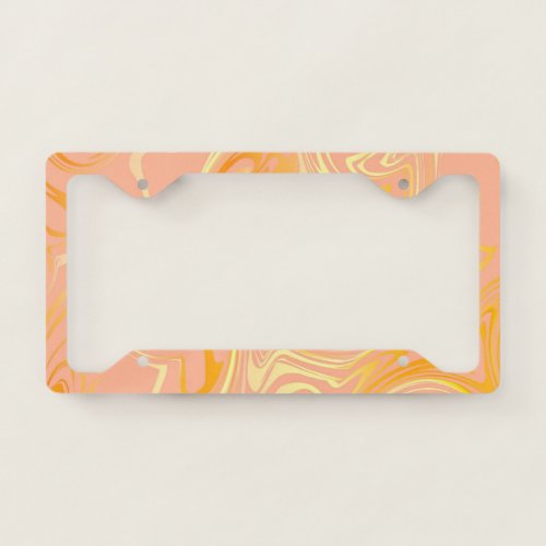 License Plate Holder__Pink Celebration License Plate Frame