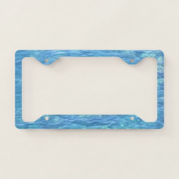 License Plate Holder--tidepool License Plate Frame by sorelladesigns at Zazzle