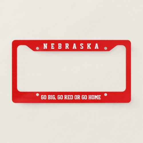 License Plate Mount Nebraska License Plate Frame