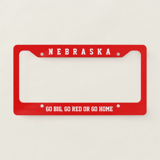 License Plate Mount Nebraska License Plate Frame (Front)