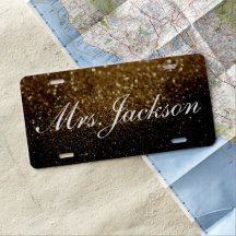 License Plate - Mrs. Glitter II