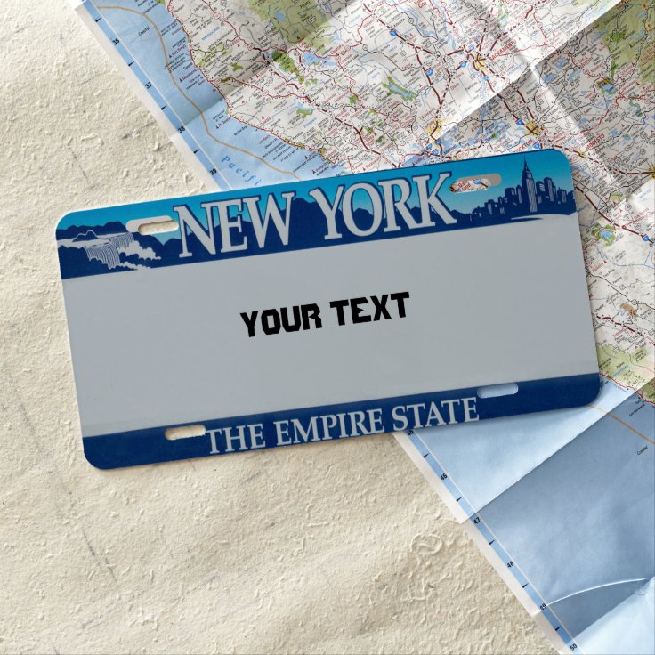 license plate New York | Zazzle