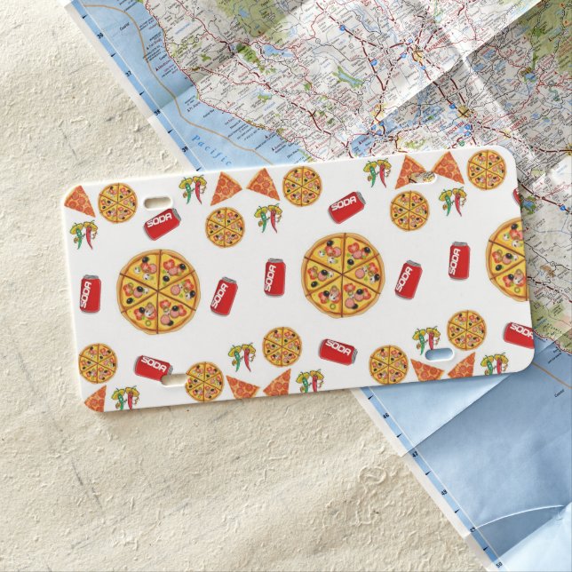 License Plate Pizza (In Situ)