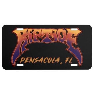 License Plate RIPTIDE Pensacola, FL Logo