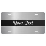 License Plate - Silver Shine Stainless Steel at Zazzle