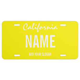 License Plate - State