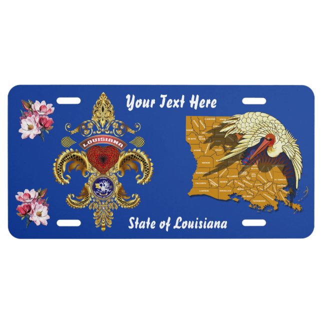 License Plate State of Louisiana (Front)