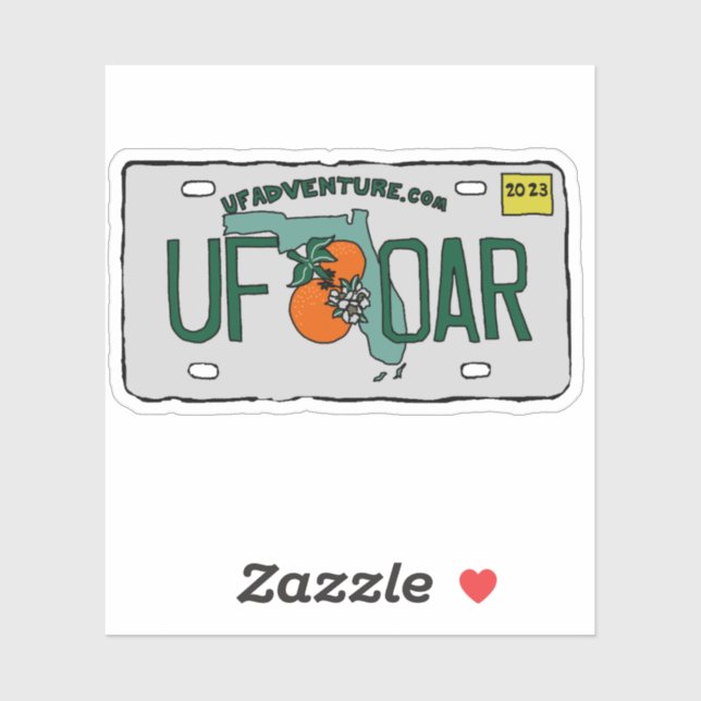 License Plate Sticker (Sheet)