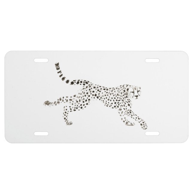 License Plate style design (Front)