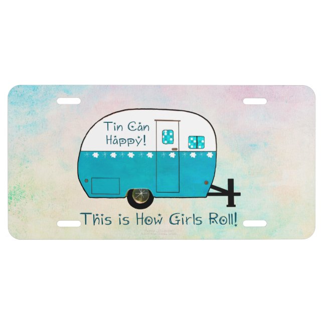 LICENSE PLATE | Vintage Camper (Front)