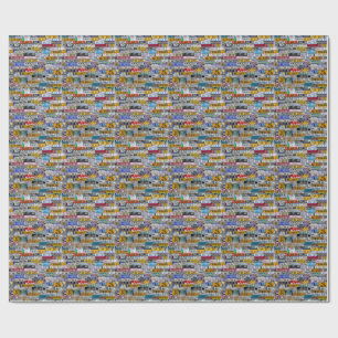 License Plate wrapping paper