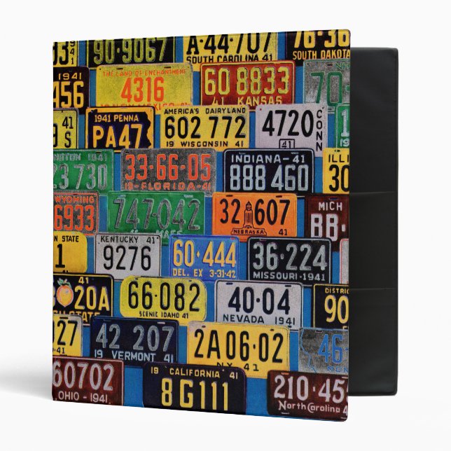 License Plates by H. Wilson Smith Binder (Front/Inside)