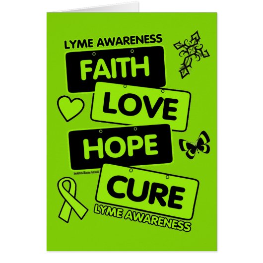 License Plates...Lyme Cards (Front)