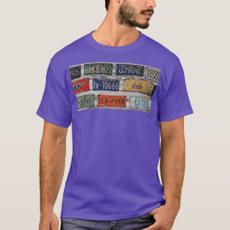License plates T-Shirt