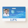 License Practical Nurse,LPN Photo ID with Logo Badge