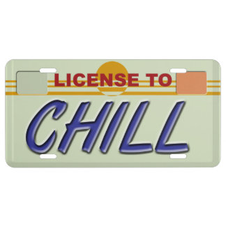 License to Chill Plate